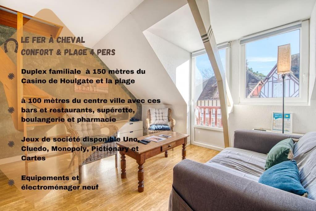 Le Fer A Cheval 4 Pers. Confort Plage Houlgate Ngoại thất bức ảnh